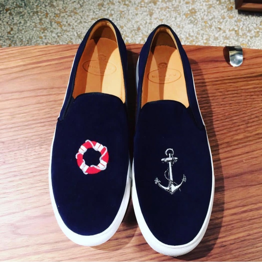 Bing Xu unisex velvet sneakers
